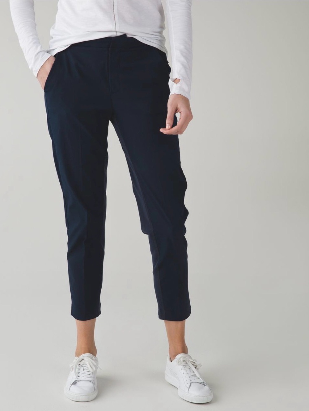 Lululemon &go City Trek Trouser 6 Inkwell Navy Stretch Commuter Pant Travel Work